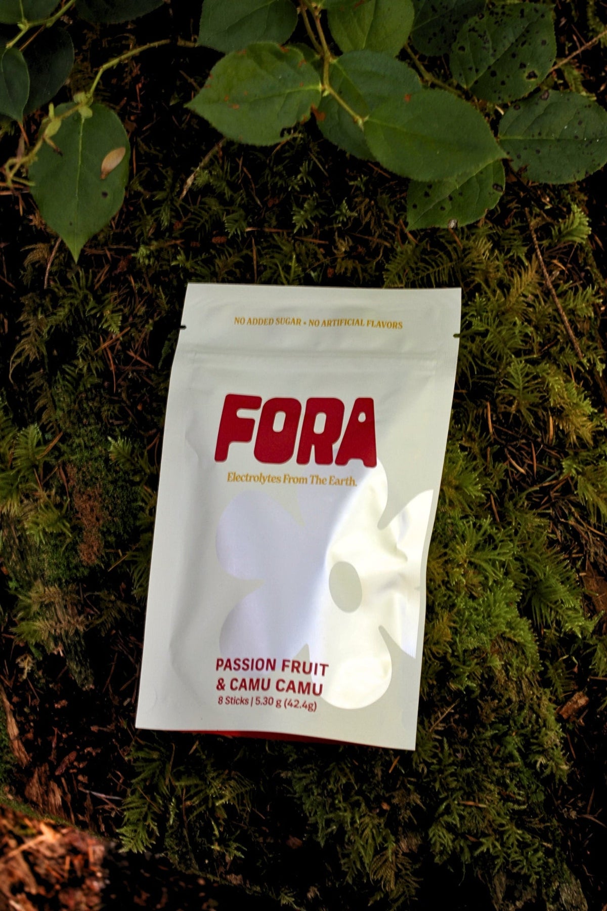 Natural Electrolytes Passion Fruit +Camu Camu on Moss 