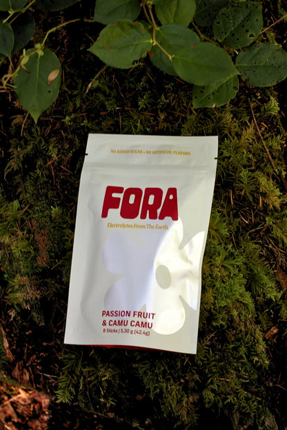 Natural Electrolytes Passion Fruit +Camu Camu on Moss 